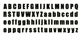 Technique Tuesday - Alphabet Stamp Set - Big Timber Alphabet Small  (sold individually)